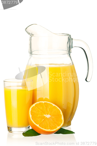 Image of Orange juice isolated