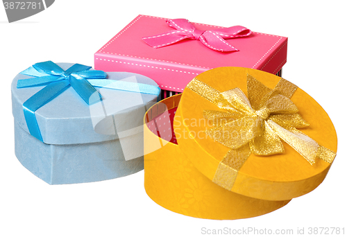 Image of Gift boxes isolated