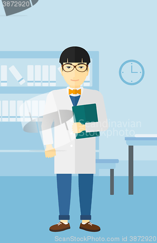 Image of Doctor in medical office.