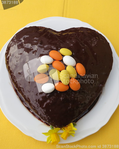 Image of Chocolate cake for Easter