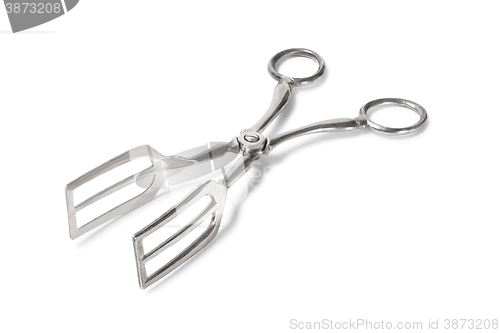 Image of Steel serving tongs