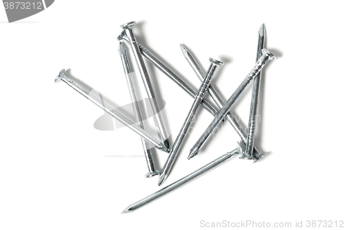 Image of Nails on white
