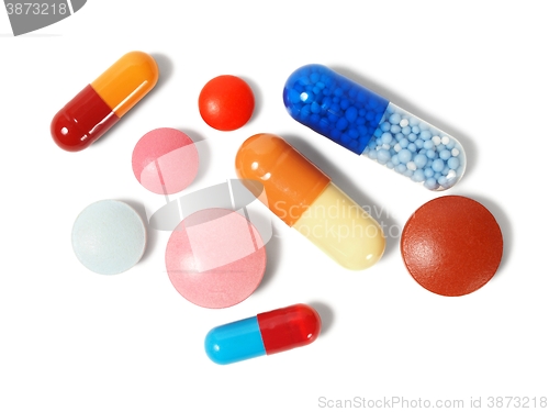 Image of Pills on white