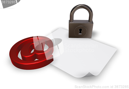 Image of internet security - 3d rendering