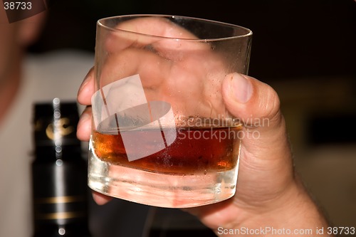 Image of glas in a hand