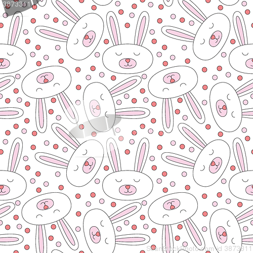 Image of Bunny seamless pattern