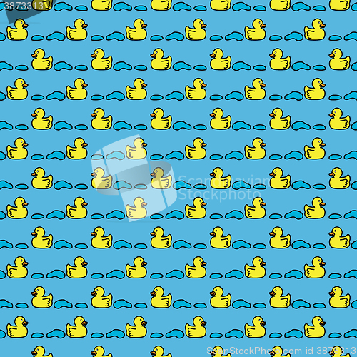 Image of Seamless ducks pattern