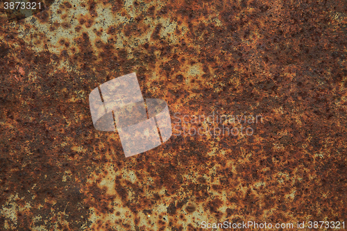 Image of rusting steel texture