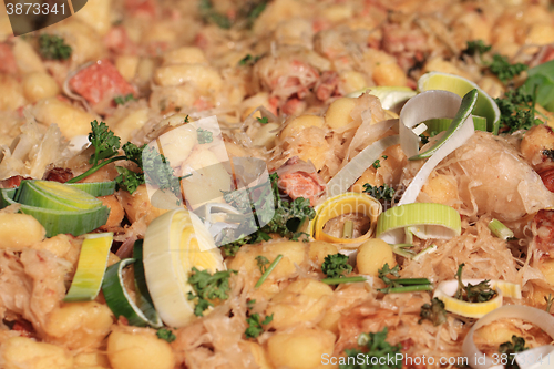 Image of bryndza gnocchi (slovakia national food) texture