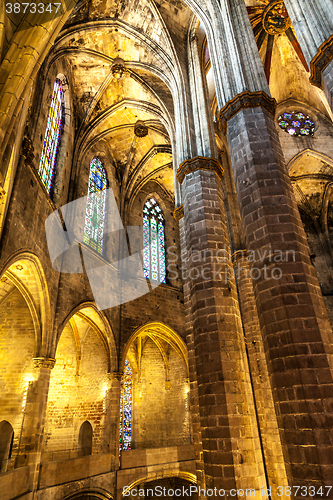 Image of Gothic church interior