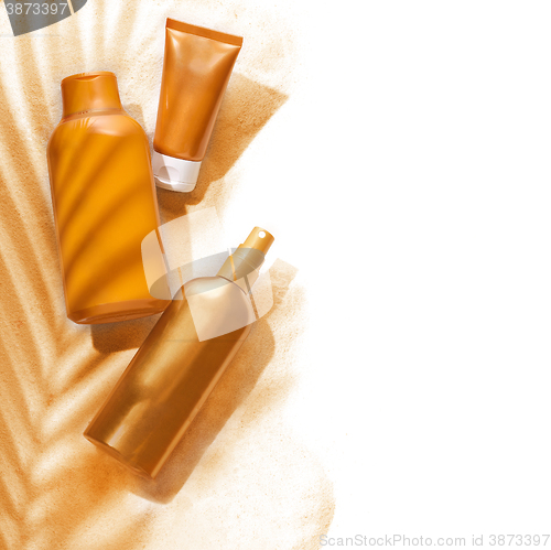 Image of Sunscreen containers