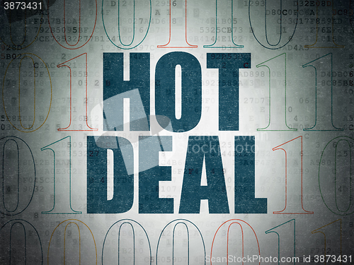 Image of Business concept: Hot Deal on Digital Paper background