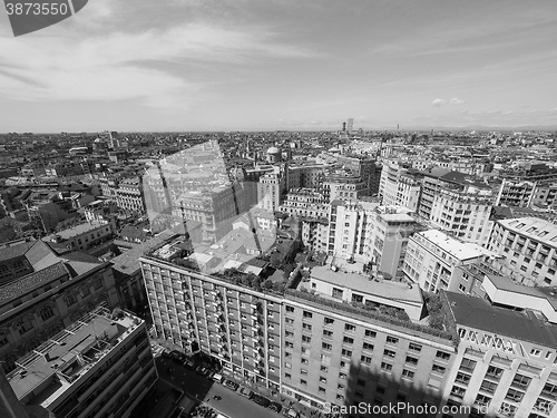 Image of Aerial view of Milan, Italy