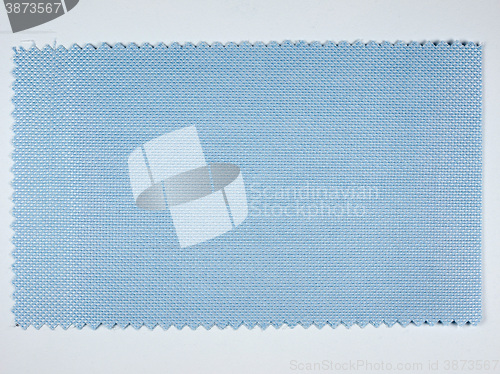 Image of Blue fabric sample