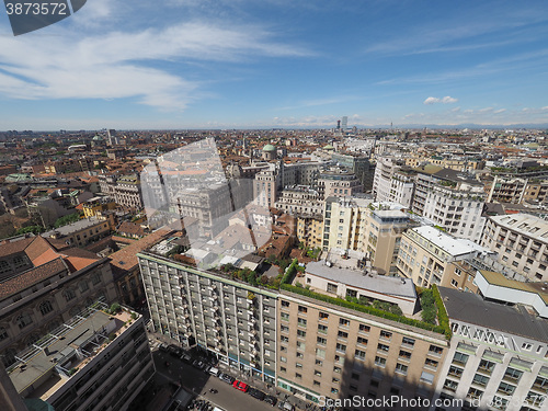 Image of Aerial view of Milan, Italy