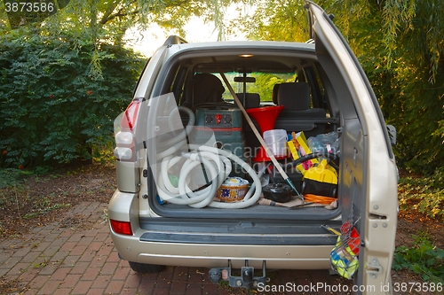 Image of Trunk with stuff