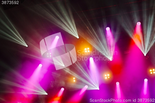 Image of Colorful Concert Lighting