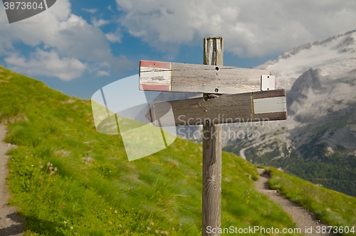 Image of Hiking Direction Sign