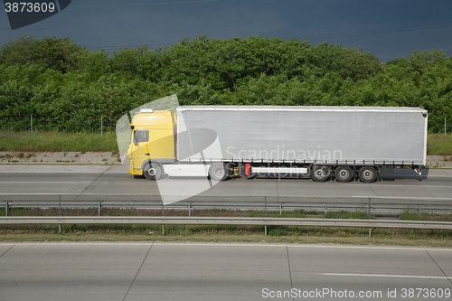 Image of Truck on the highway
