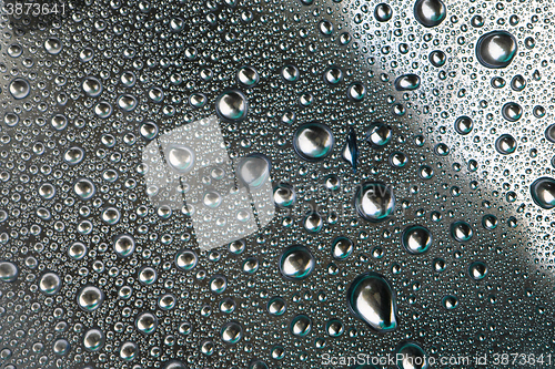 Image of water drops texture