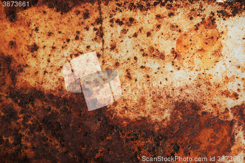 Image of rusting steel texture