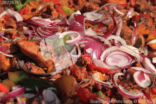 Image of hungarian goulash texture