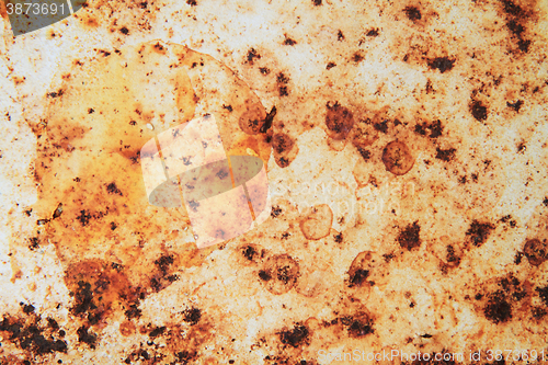 Image of rusting steel texture