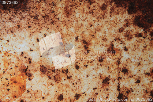 Image of rusting steel texture