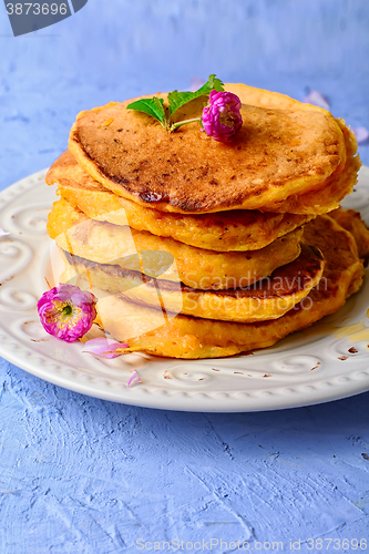 Image of pancakes with pumpkin