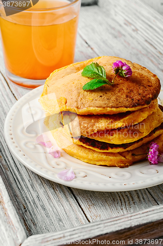 Image of pancakes with pumpkin