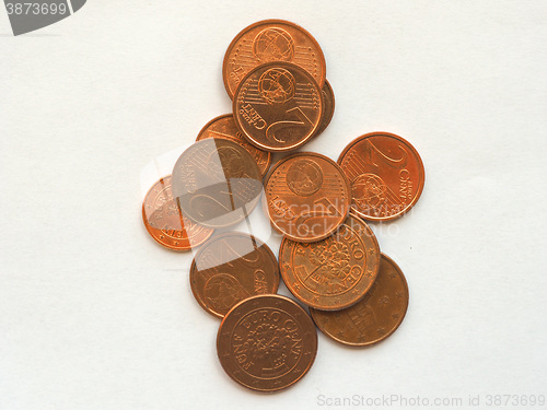 Image of Euro coins 1 and 2 cents