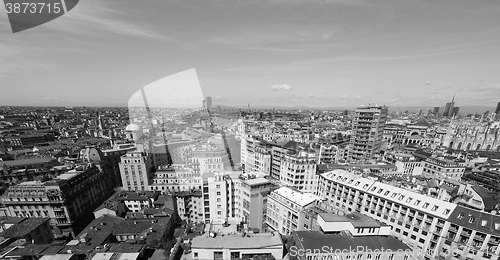 Image of Aerial view of Milan, Italy