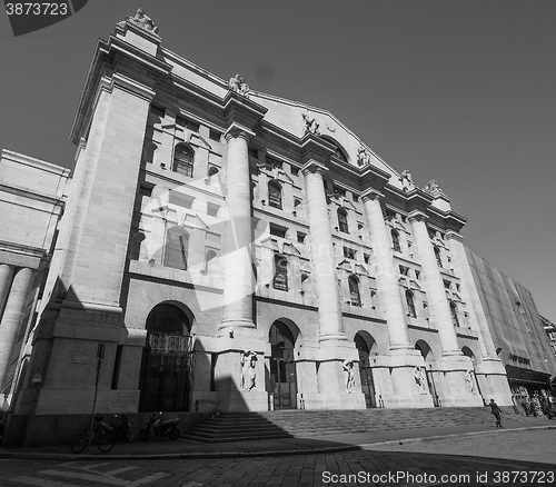 Image of Milan stock exchange in Milan