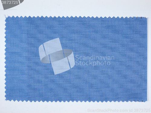 Image of Blue fabric sample
