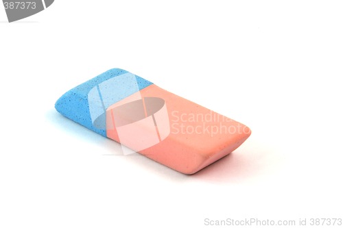 Image of eraser isolated