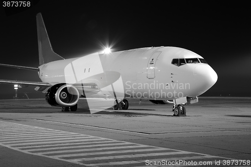 Image of Plane at night