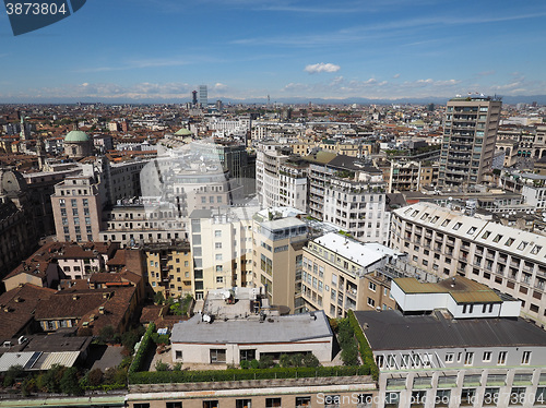 Image of Aerial view of Milan, Italy