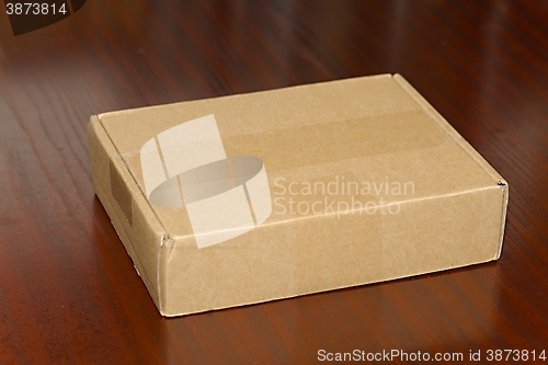 Image of Cardboard Box on Desk