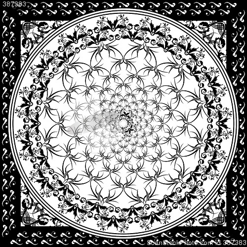 Image of black and white tile