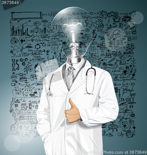 Image of Vector Doctor With Stethoscope