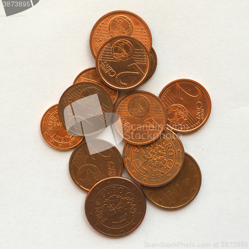 Image of Euro coins 1 and 2 cents