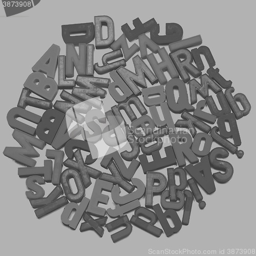 Image of Letters of the English alphabet