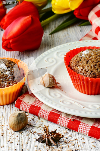 Image of Chocolate cake with hazelnuts