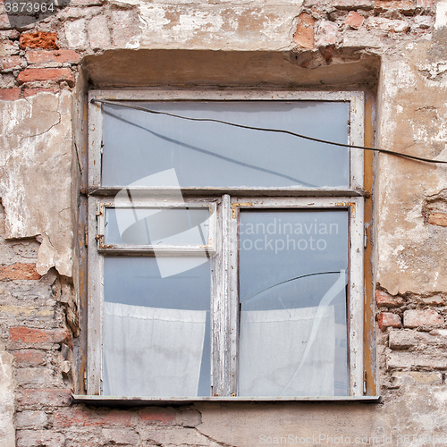 Image of Old wall with window