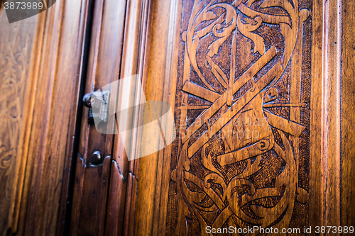 Image of Freemasonry door entrance detail