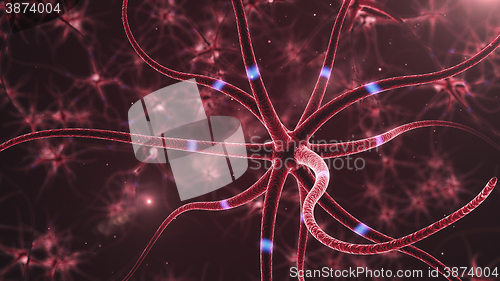 Image of Neurons abstract background