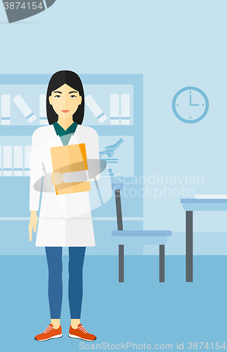 Image of Doctor in medical office.
