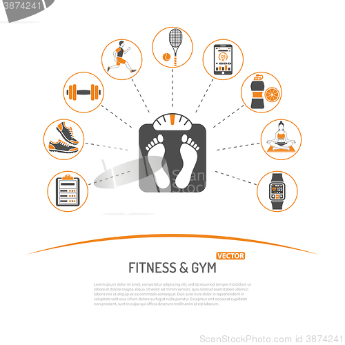 Image of Fitness and Gym Concept