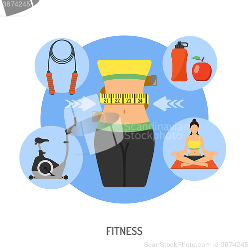 Image of Healthy Lifestyle and Fitness Concept