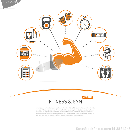 Image of Fitness and Gym Concept